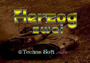 Herzog Zwei (Japan) screen shot title